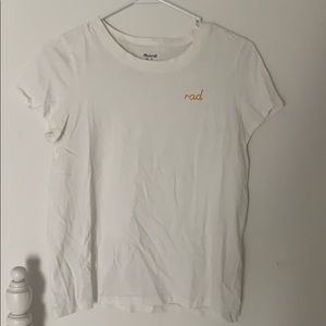 Madewell embroidered tshirt